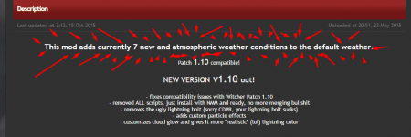 [Mod] Extreme Weather Conditions | Forums - CD PROJEKT RED