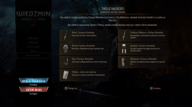 Wiedźmin na ps4 i odblokowane nagrody.png