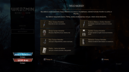 Wiedźmin z ps5 i odblokowane nagrody.png