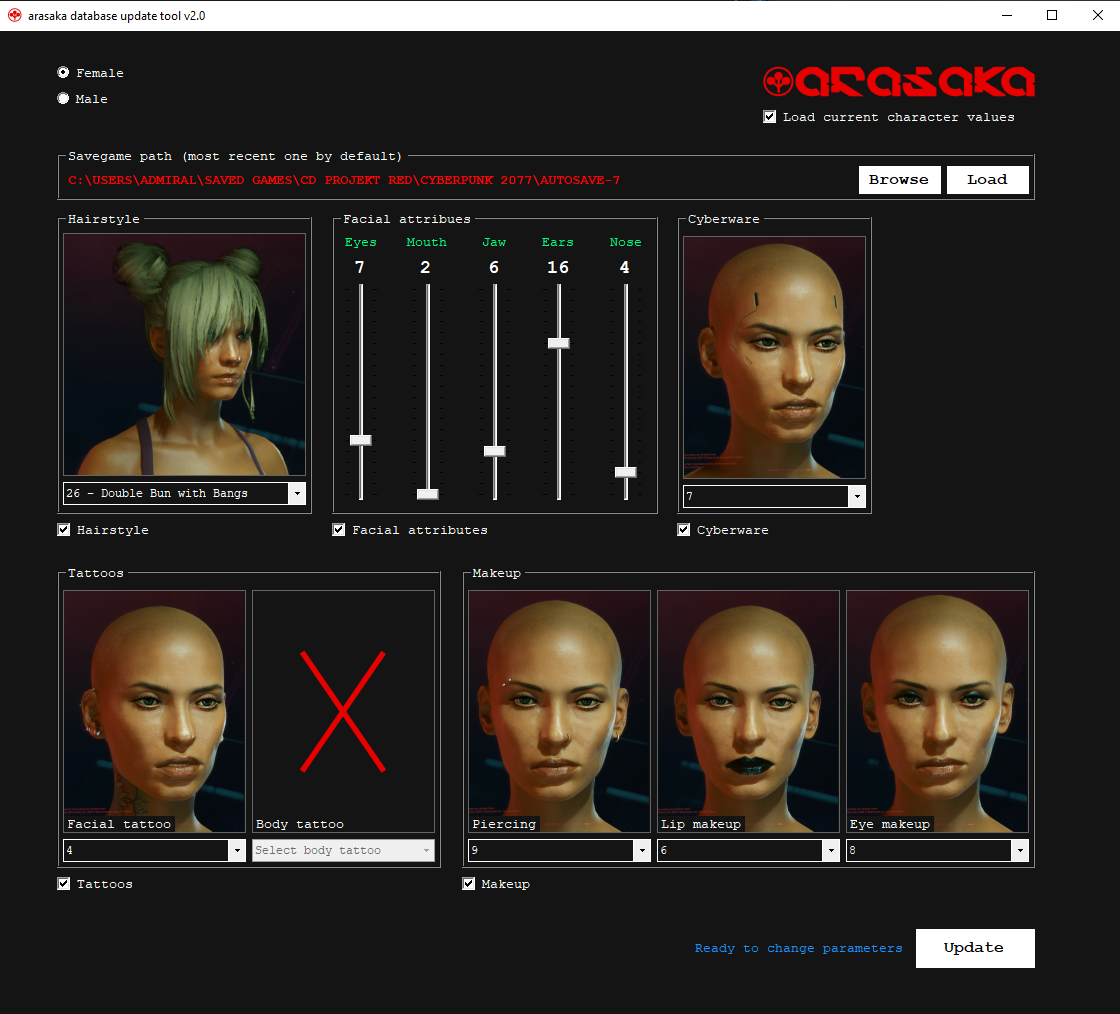 Character import. Киберпанк изменение внешности. Cyberpunk внешность. Программа по изменению внешности. Модификация внешности.