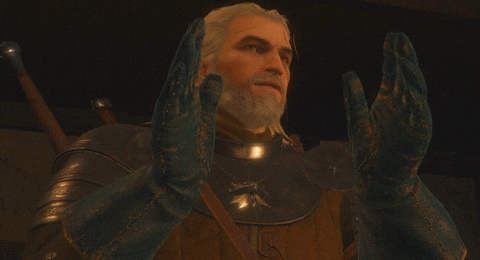 clapping geralt.gif